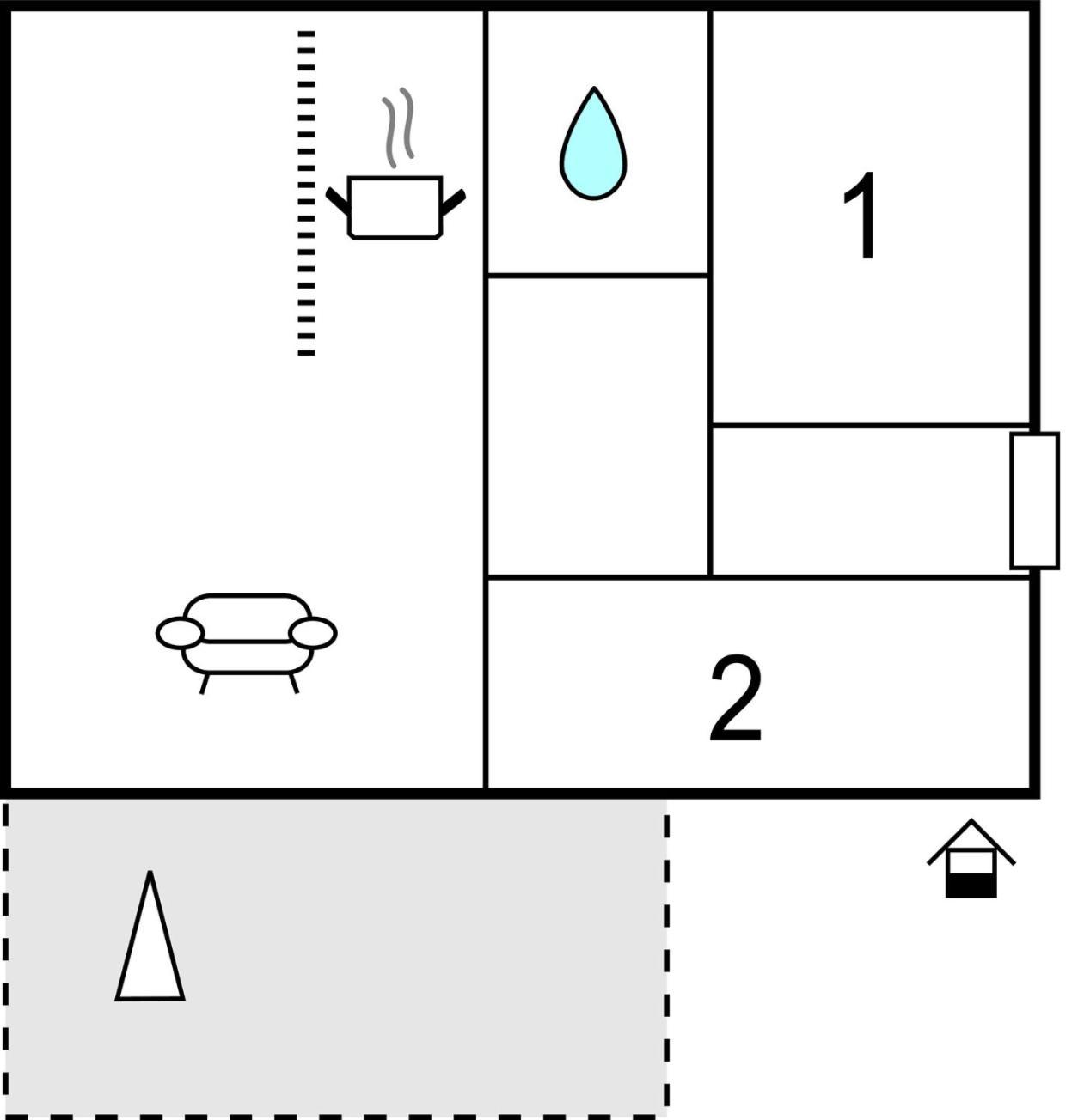 Nice Home In Jezera With Wifi Extérieur photo